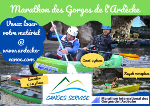 Marathon International des Gorges de l'Ardèche - Location